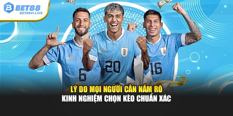 Lý do mọi người cần nắm rõ kinh nghiệm chọn kèo chuẩn xác